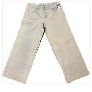 RSQ Tan Wide Leg Jeans Size 31